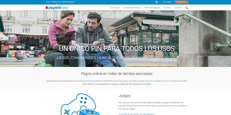 Cómo usar paysafecard