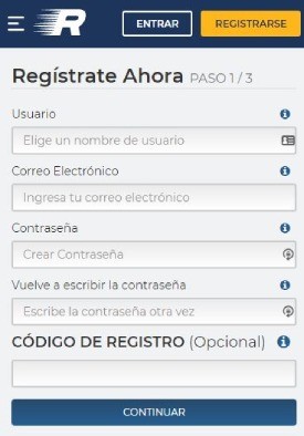 Regístrese en Rushbet y comience a apostar ahora