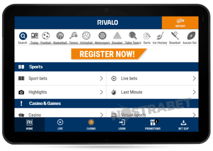Rivalo APK desde el sitio web del operador